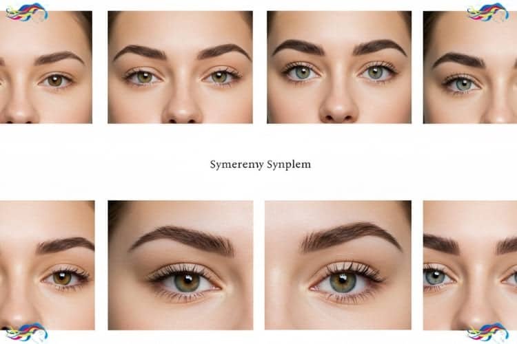 Sobrancelhas Simetria Expressão Beleza
